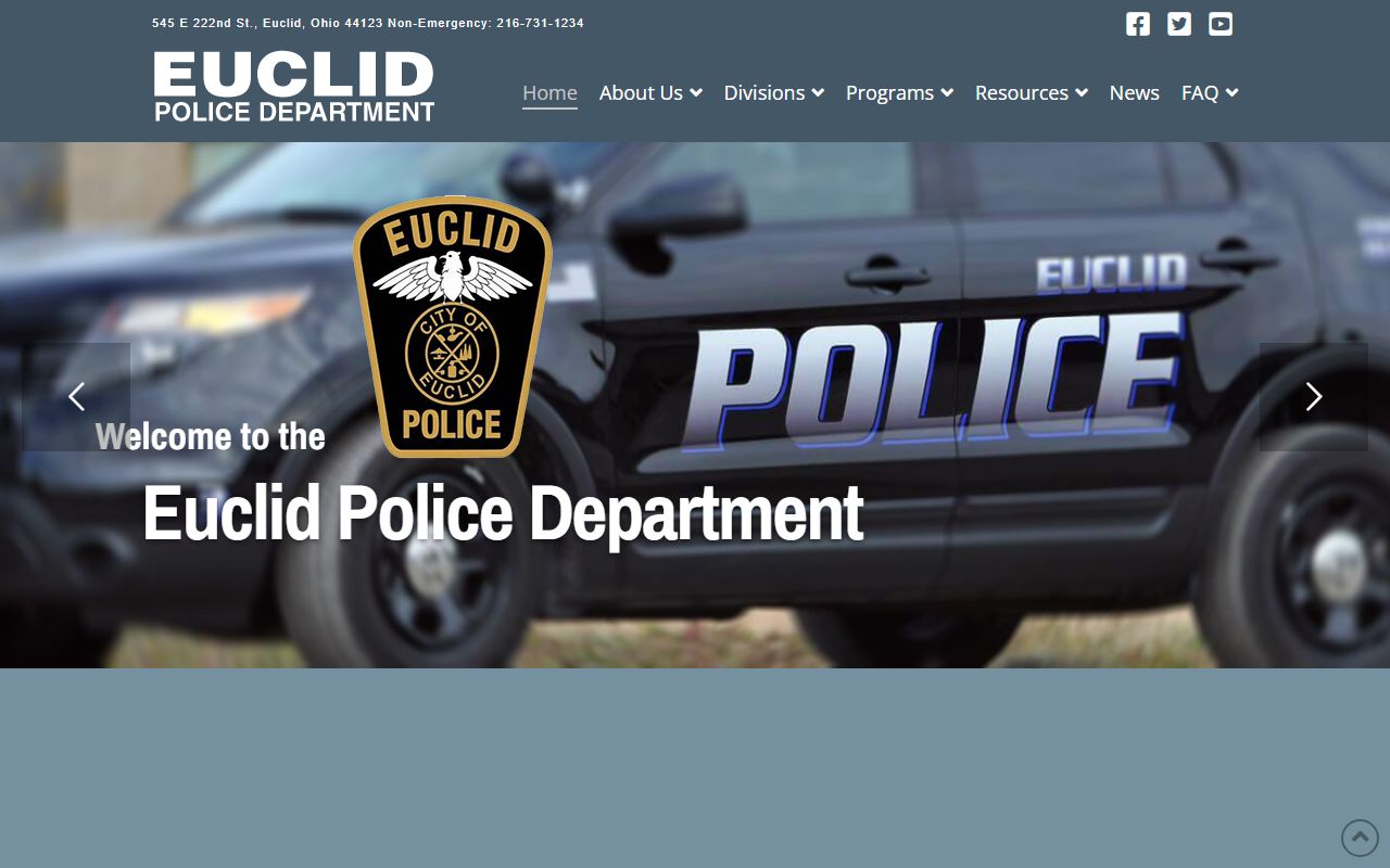 Euclid recent bookings police department website