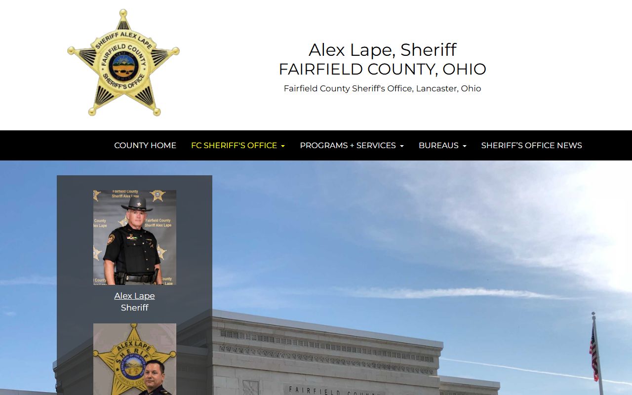 Lancaster recent bookings Fairfield County Sheriff Office website