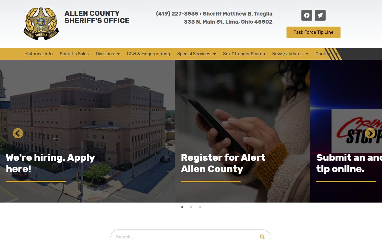Lima recent bookings Allen County Sheriff Office inmate search