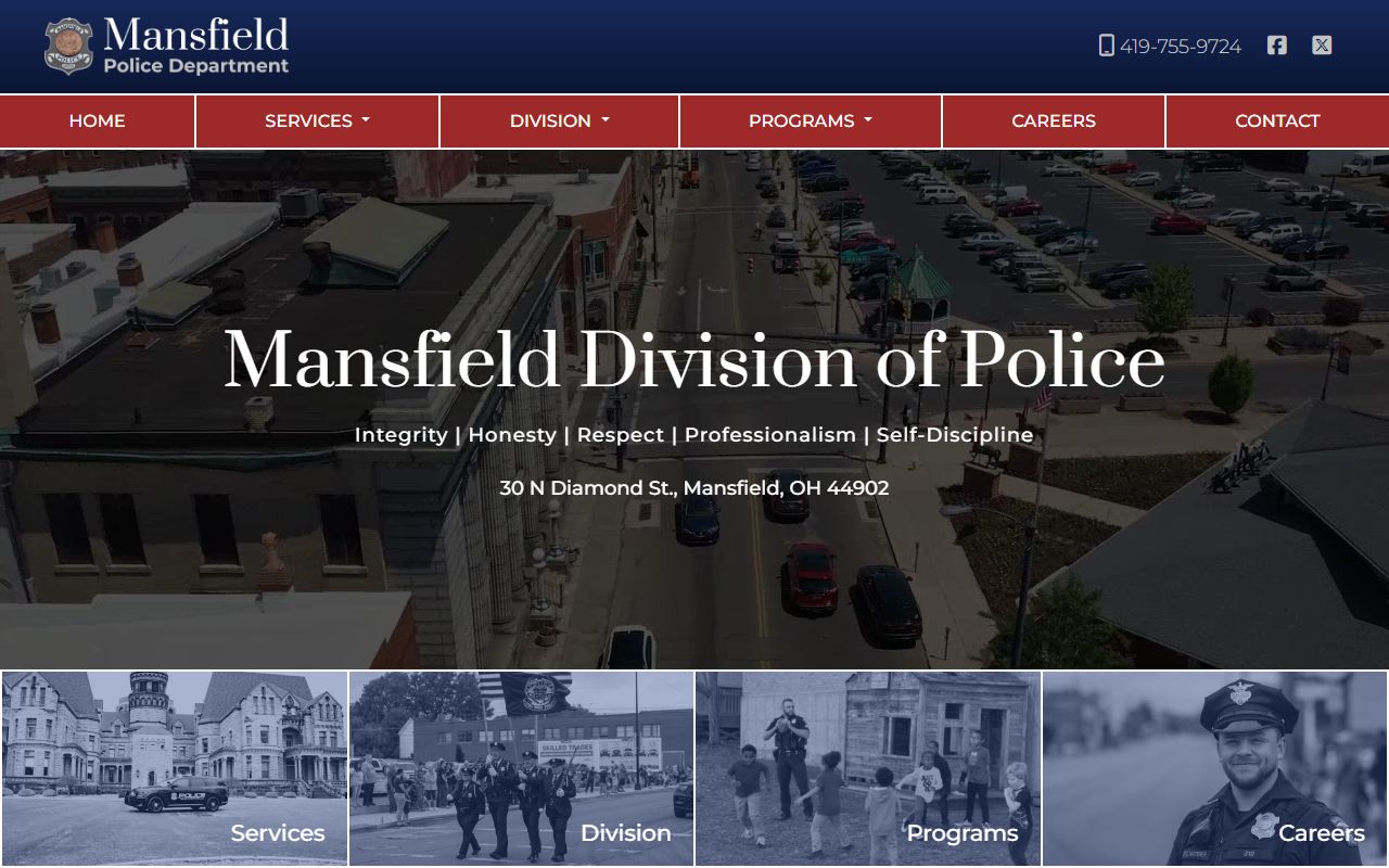 Mansfield recent bookings police department website