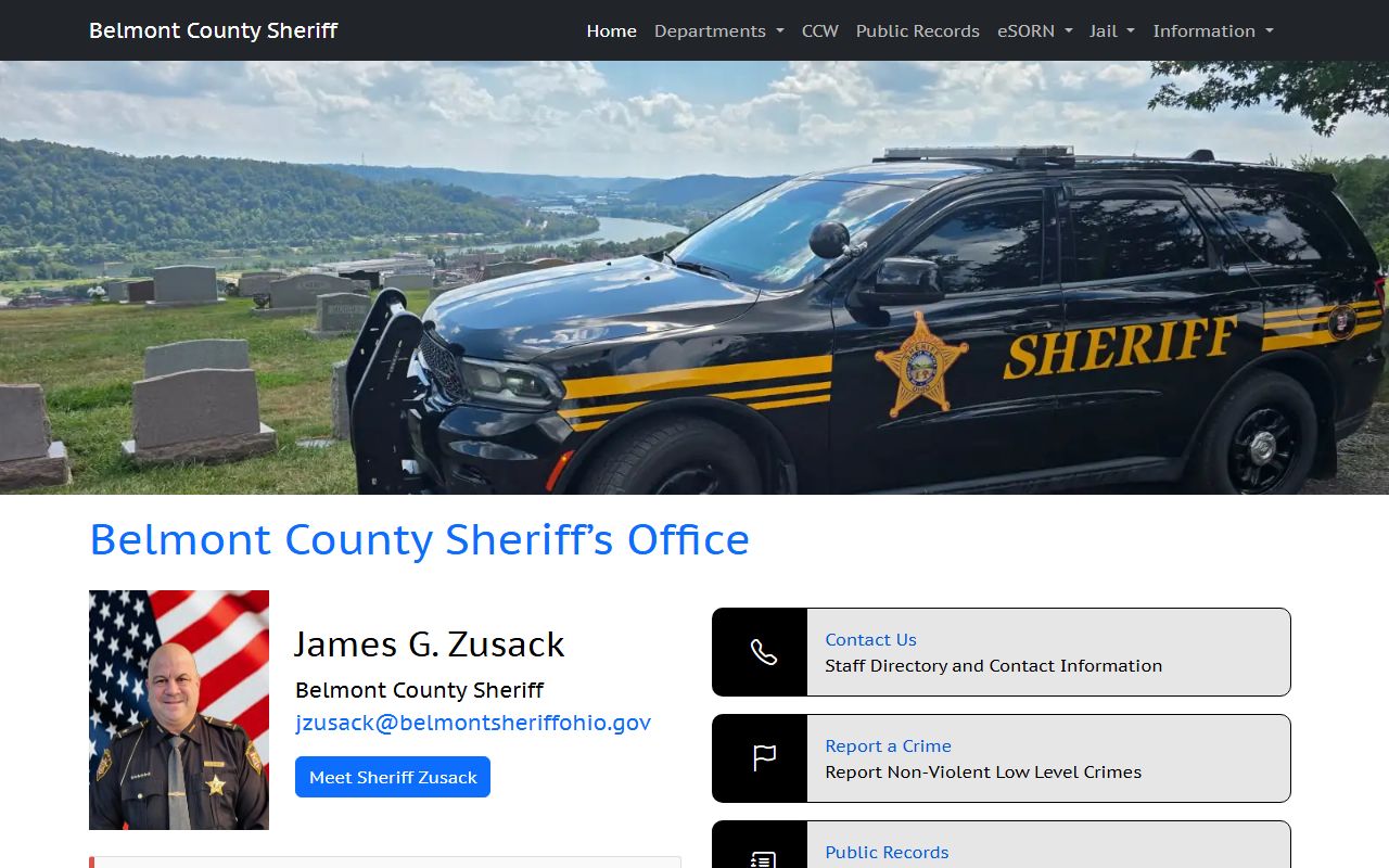 Belmont County recent bookings sheriff office website