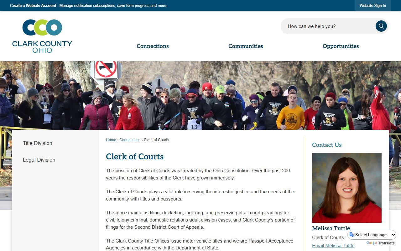 Clark County clerk of courts for recent bookings case search
