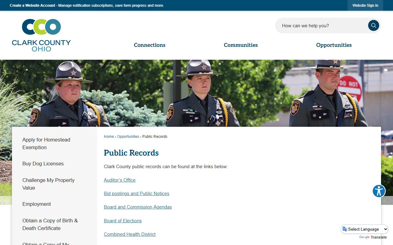 Springfield police department Clark County recent bookings