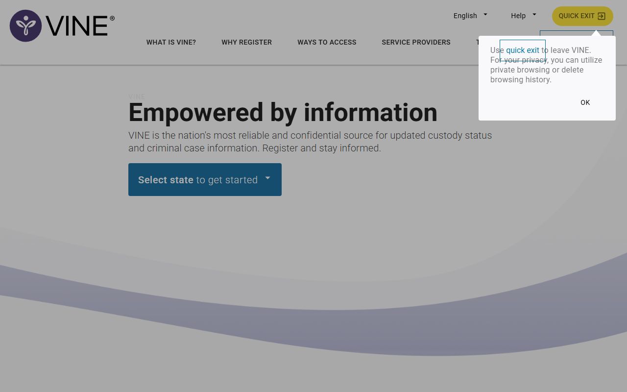 Hamilton County recent bookings VINELink notification system