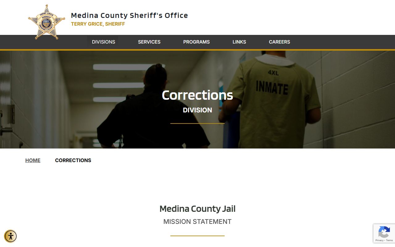 Medina County recent bookings sheriff office website