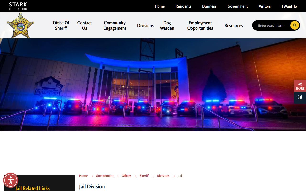 Stark County recent bookings sheriff office website