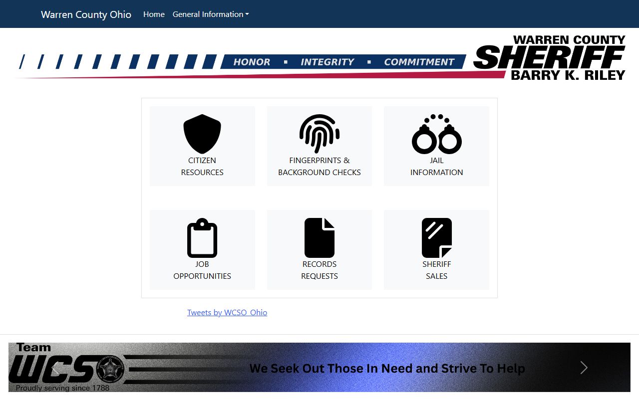 Warren County recent bookings sheriff office website